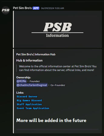 PSB | Information Hub