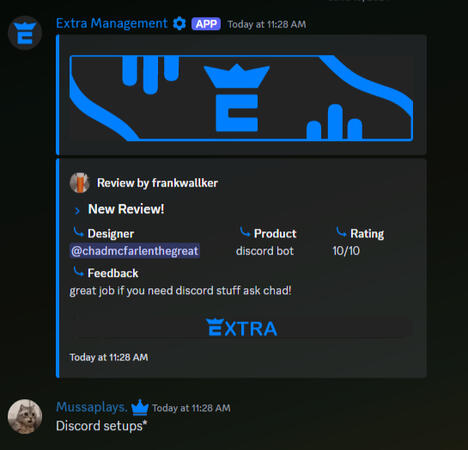 Embeds + Bot setup review